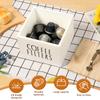 Coffee Filter Holder Wood Coffee Filter Storage Box Container Dispenser with Lid Large Capacity Bar Counter Organizer