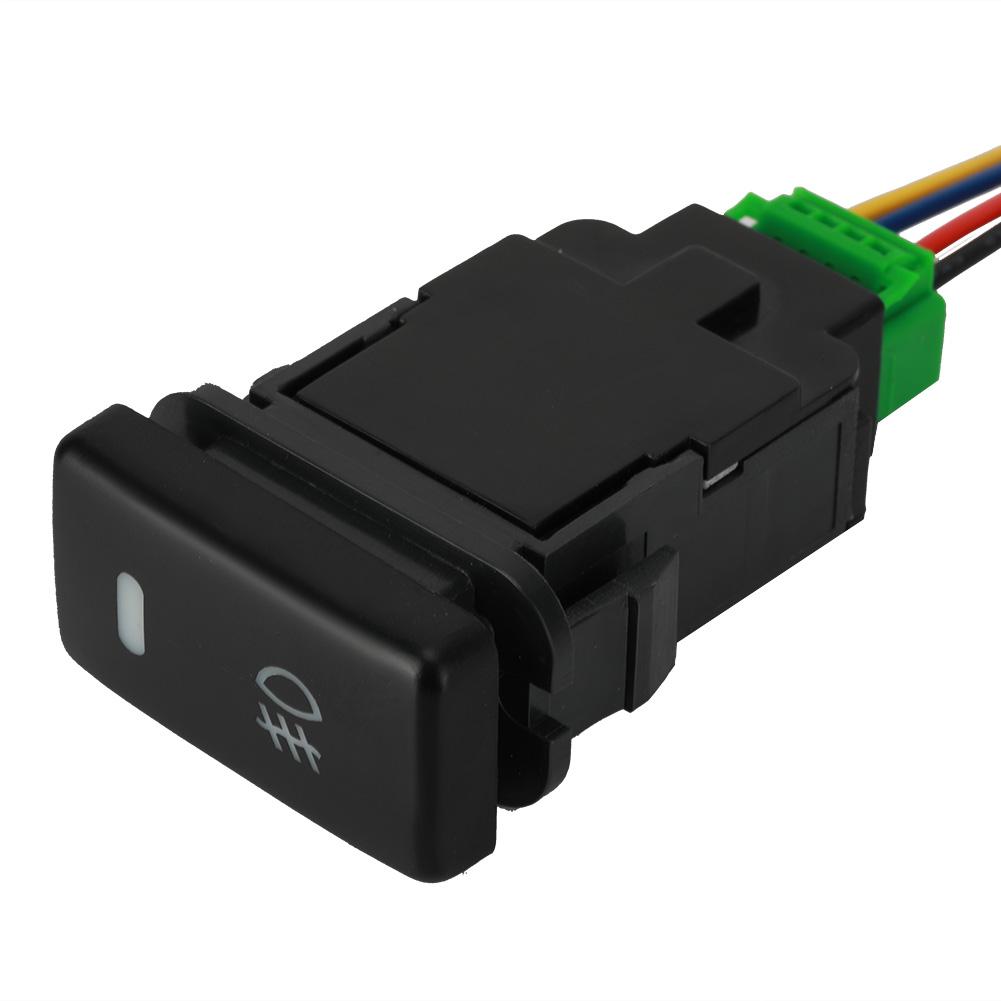 Push Toggle 12V 4-pole with LED Backlight Indicator Light for