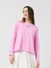 LORDLOAR Print Basic Long Sleeve T-Shirt Pink