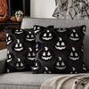 Farmhouse Fall Pillow Covers Plush Pumpkin Cushion Cover, Halloween Throw 18 X Inches Maple Leaf Case for Sofa Couch Cozy Decor Unique Home