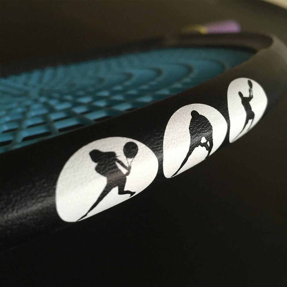 Racquet Head Guard Sticker Tennis Racket Protective Tape Scratch Prevent Reduce Impact And Friction