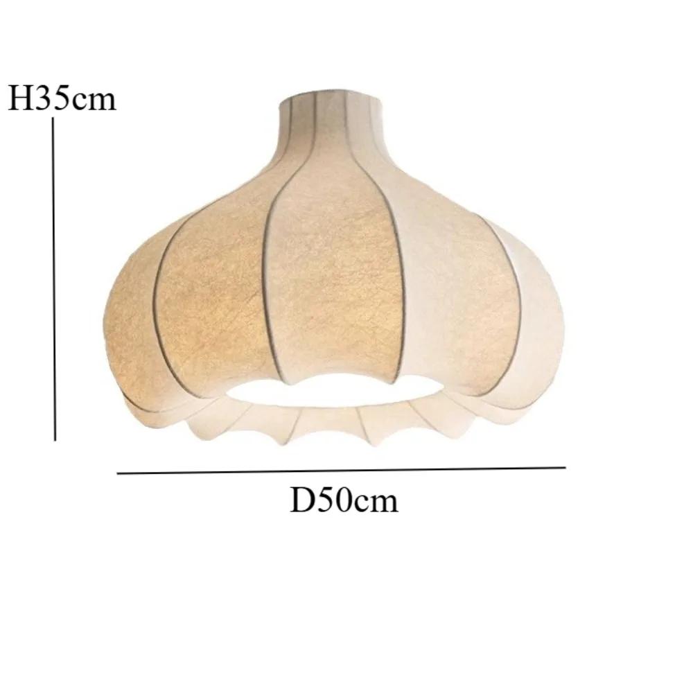 New French Medieval Pendant Luxury Chandelier for Living Room Clothing Store Simple Creative Cream Wind Fabric Hanging Lamp