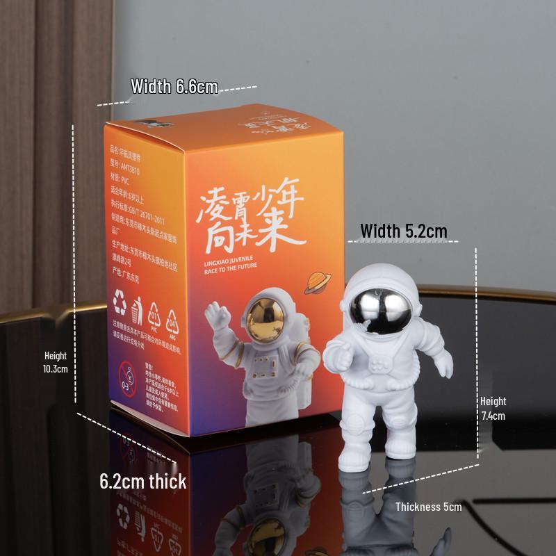 Astronauten-Figur-Ornament für Wohnzimmer oder Kinderzimmer - Weihnachtsgeschenk-Deko Weltraumfahrer