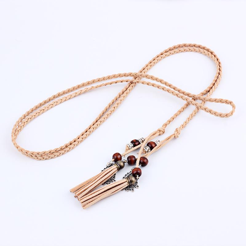

Handwoven Tassel Waist Chain: Stylish Hanfu Ma Mian Skirt Accessory хаки