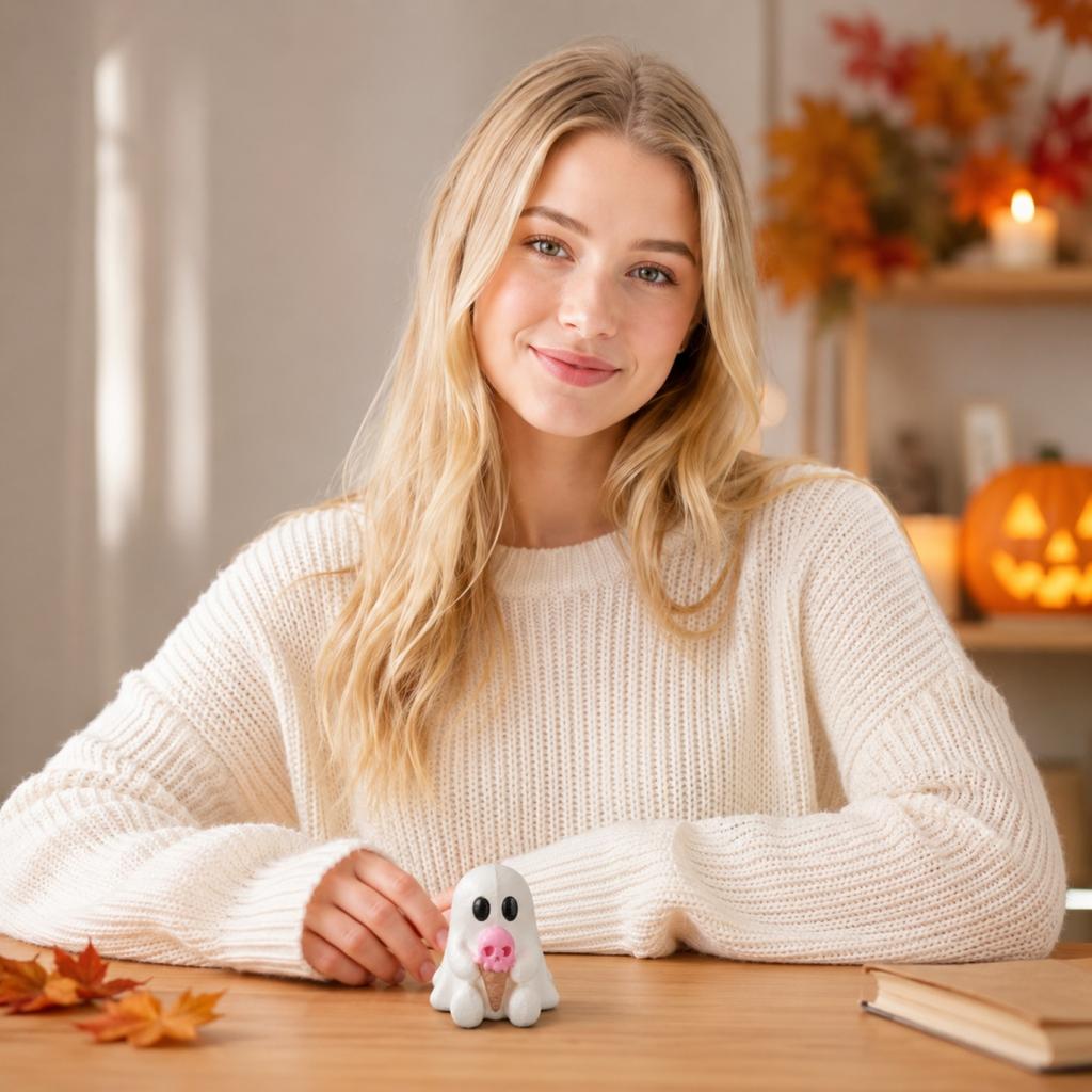 Mini Figurine Halloween Decorative Statue Resin Ornament for Tabletop Desk Shelf Party Home Decoration