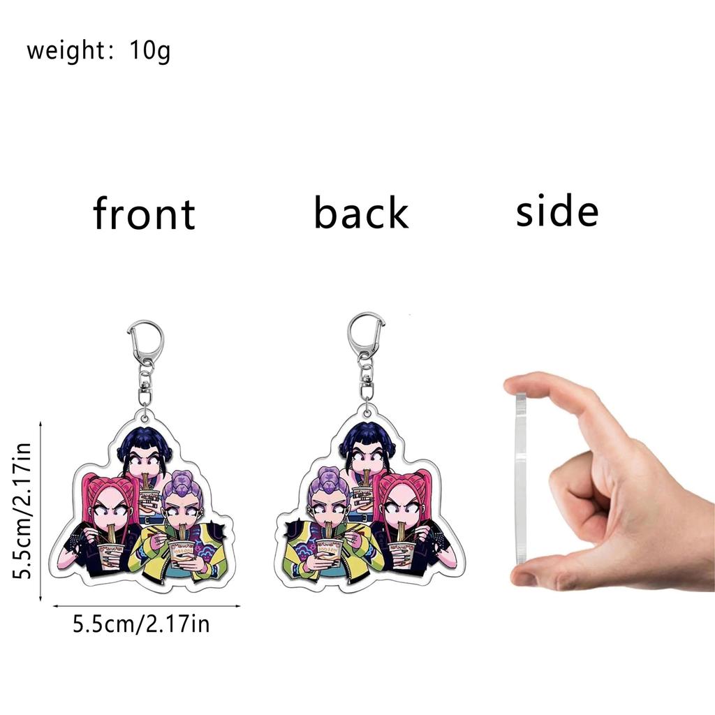 Acrylic Keychain  Student Backpack Pendant Decoration