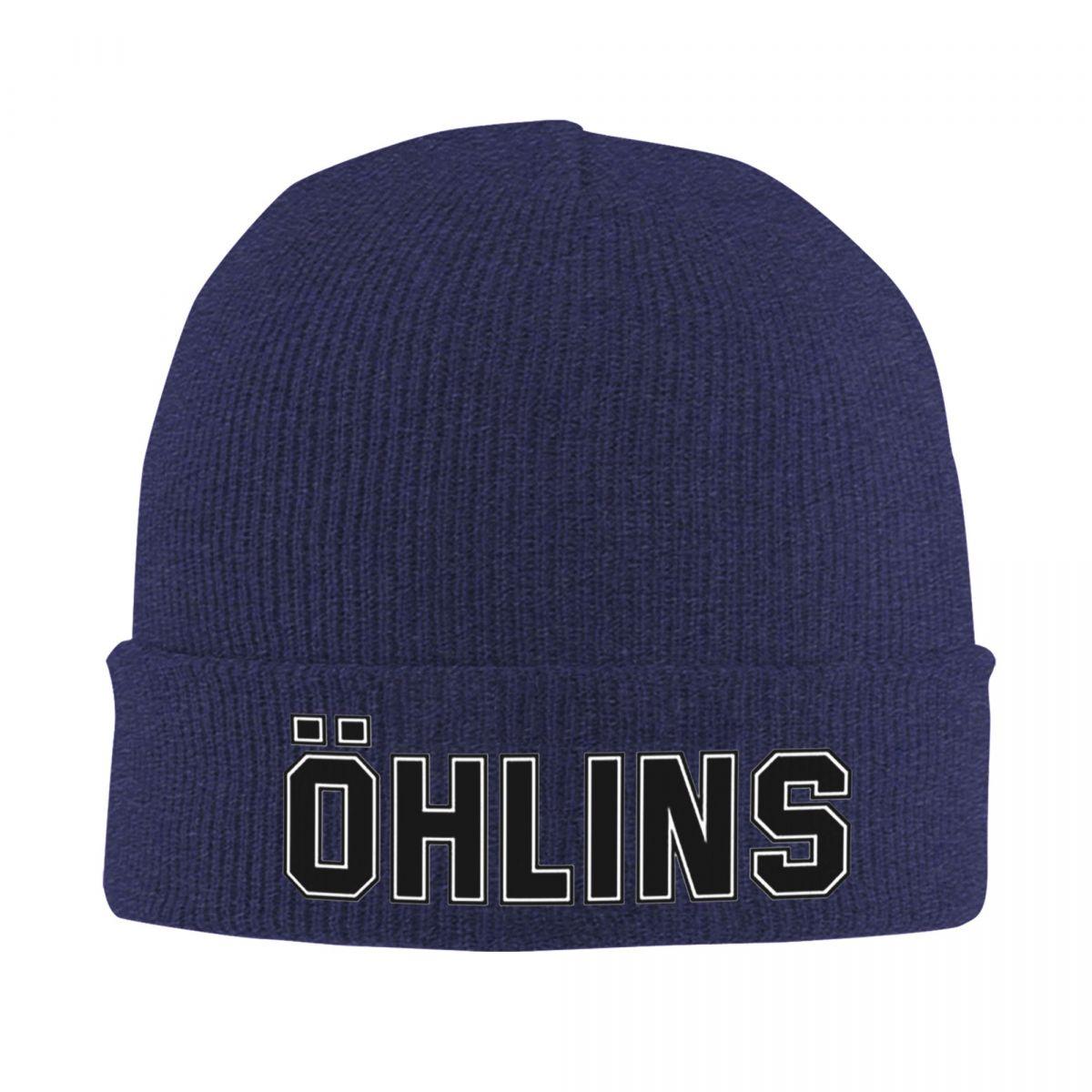 

Ohlins Logo Warm Knitted Cap Fashion Bonnet Hat Autumn Winter Outdoor Beanies Hats for Unisex Adult One Size