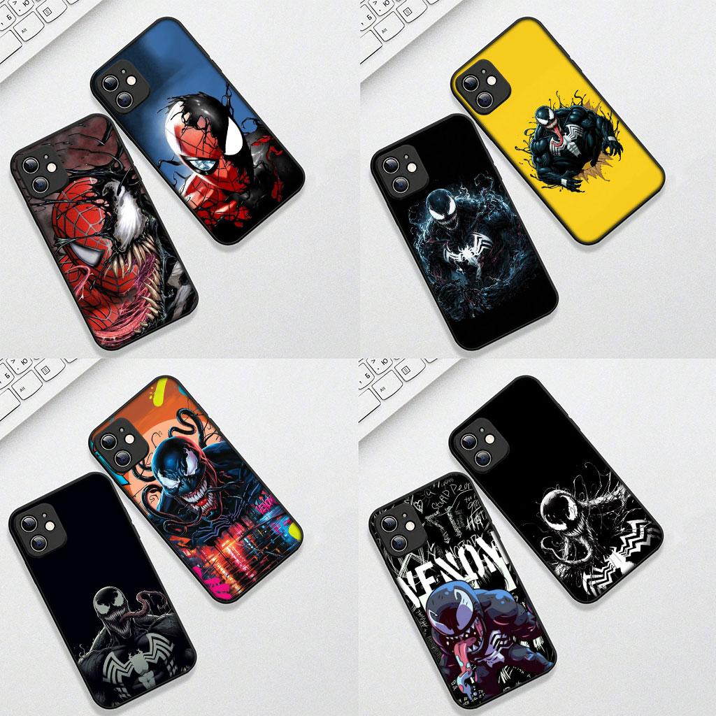 Cover Venom Marvel Spider Man for Samsung Galaxy Note 20 Ultra 10 8 9 S10 Plus Lite S8 A70 A24 A25 S10E A21S A37 A57 A55 A7 Case