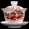 Shangqi Blue and White Ceramic Gaiwan Tea Bowl