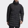Adidas Outdoor Casual Sports Windproof Warm Hooded Down Jacket Men Jackets Black DZ1421