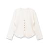 2026 Spring New European and American Cross-border Women's Fashion Long Sleeve V Tie Slim Knitted Jacket W08 2894