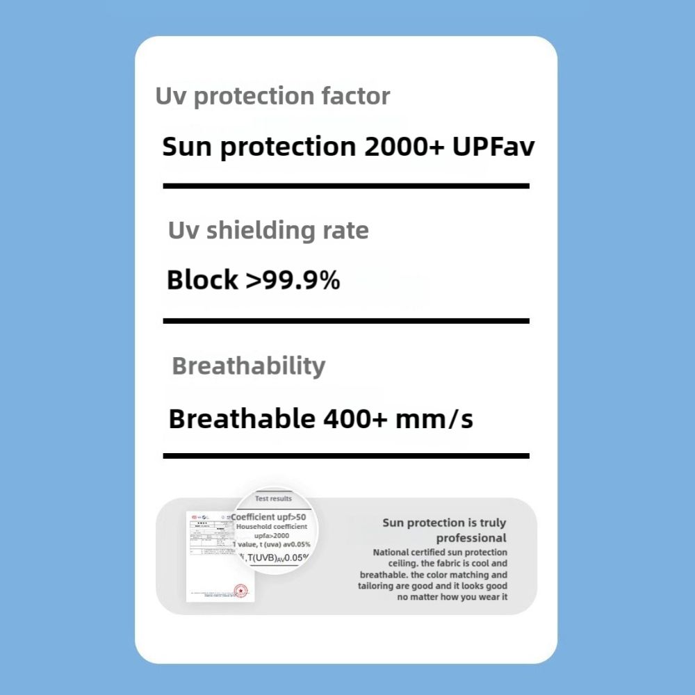 Breathable Sun Protection Clothing Lightweight Sunscreen Dress Fashion Women's Hoodie  Summer