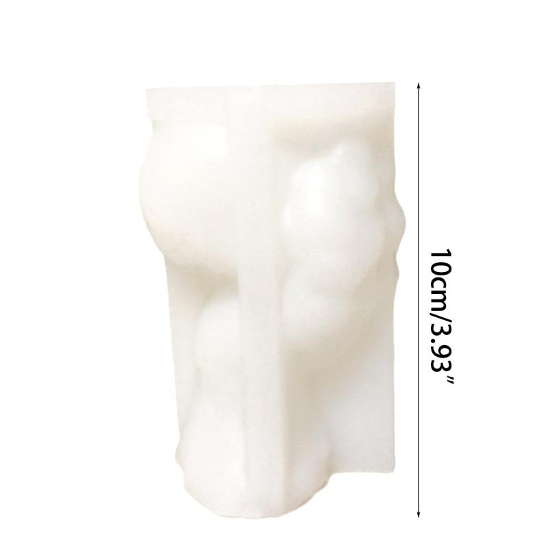 Multifunctional Silicone Mold Halloween Skull Candle Mold for Making Candle Soap Plaster Chocolate Handmade Ornament