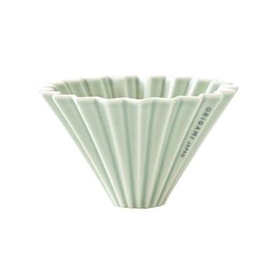 K-ai ORIGAMI ORIGAMI Dripper Mattgrün M (für 2-4 Personen) Hergestellt in Japan TROPFER