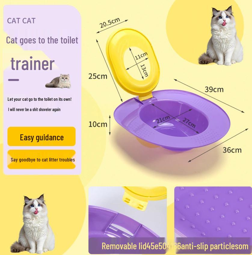 New Odor-Proof Cat Toilet & Training Upgrade: Cat Squatting Trainer