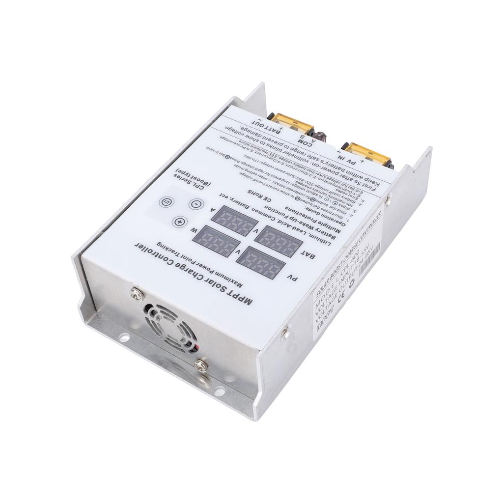 600W MPPT Solar Charge Controller Boost Regulator LED Display High Efficiency for 24V 36V 48V 60V 72V Multiple Battery Golf Cart