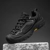 Fashion Leisure Walk Outdoor Man Sneakers Climbing Shoes High Quality Genuine Leather Men Hiking Shoes Non-Slip Lace-Up Treking Footwear