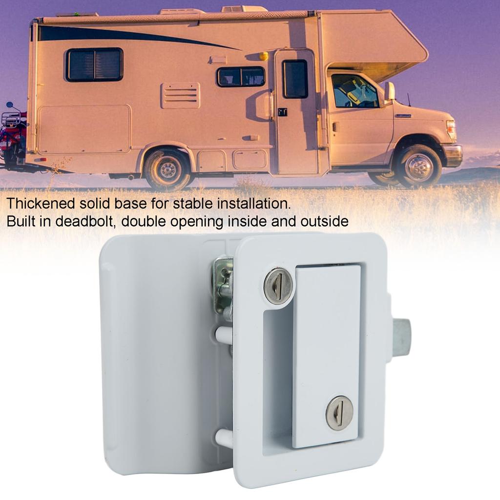 RV Entrance Lock Built In Aluminum Alloy for Travel Trailer Motorhome