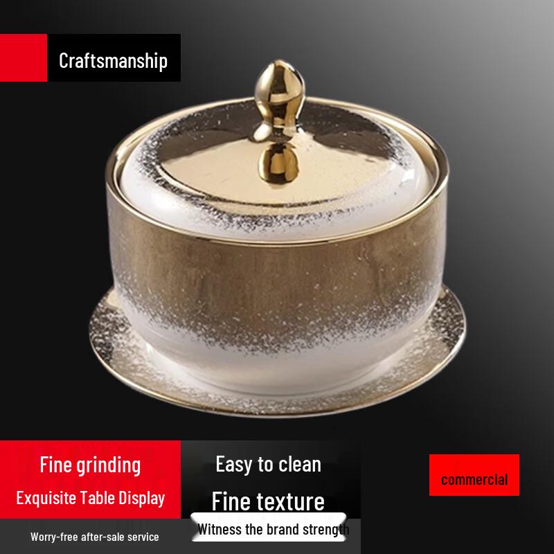 High-End Ceramic Stew Pot with Lid