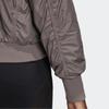 Adidas SMC Solid Color Zip Sports Jacket Women Jackets Gray FK9679