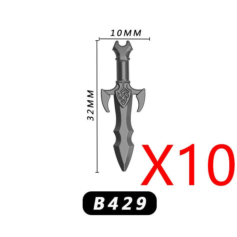 Military Medieval Building Blocks Solider Figures Weapons Crusader Spartan Knights Accessories Warrior Sword Helmet Tomahawk Toy