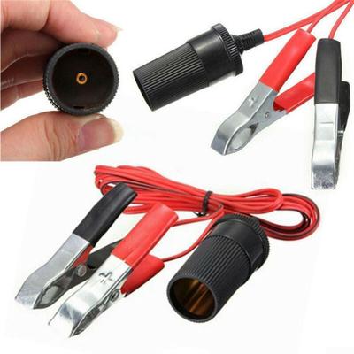 Tragbarer 12-V-Autosteckdosenadapter mit Batterieklemme, Konvertieren Sie 12-V-Zubehör