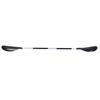 Kayak Paddle with Aluminum Shaft and PP Blades 7.2FT 4 Section Dual End Kayak Oar for Kayaking Canoeing Boating Black