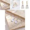 Cute And Playful Gold Ghost Earrings For Women Perfect For Halloween Festivities
