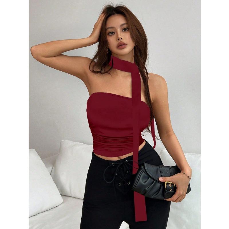 Women's Sexy Hottie Tube Top with Strappy Design for Women