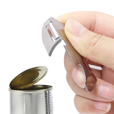 Einfacher Edelstahl Klappdosenöffner Frucht Rindfleisch Einmachmesser Flaschenöffner Haushalt Tragbar Flasche Heben Mini Werkzeug