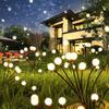 10 LED Solar Firefly Light Garden Waterproof Swaying Lamp Outdoor Landscape Lawn Patio Decor Christmas