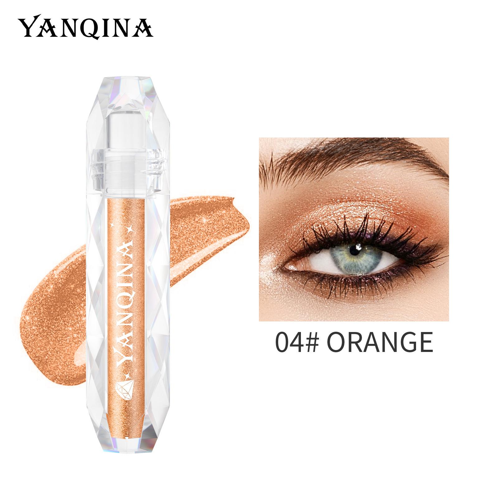 Перламутровые жидкие тени для век, блестящие тени для век, жидкие тени для лица, сценический макияж, жидкие тени для век, красивый макияж 4