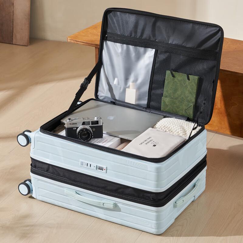 Lishen Expandable Front & Side Opening Travel Suitcase 26 Inch