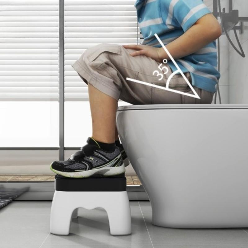 Portable adult children steps removable squat bathroom Squatting Non-slip Thickened plastic toilet footstool Bathroom Accessorie