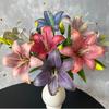 Real Looking Artificial Flowers 3D Printing Fake Flores Simulation Flower  for Home Decoration