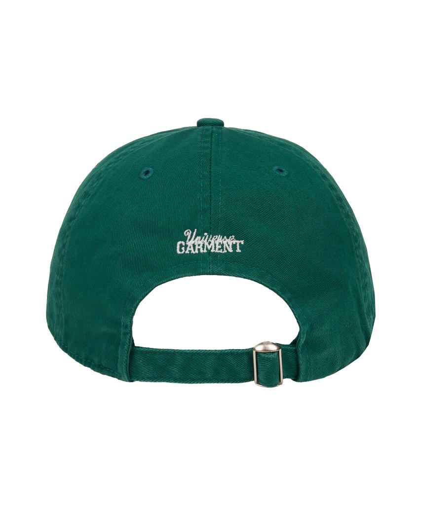 Yunibeoseugameonteu Universe Rubber Patch Washed Cap_Green
