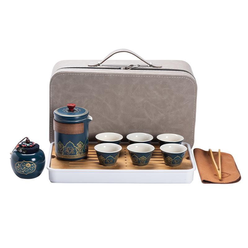 Travel Tea Set, Portable Bag, Express Cup, Outdoor Storage, Portable Tea Cup, Business Souvenir