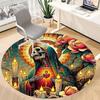 1pc Day of the Dead Virgin Mary Chair Carpet for Office Non-Slip, Lightweight, Machine Washable Rug for Office, Room - Holiday Decoryy251016007