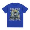 2026 Born To Shit Forced To Wipe Funny Hard Skeleton Meme T Shirts Men Women Clothing Fashion Short Sleeve Cotton Oversized T-shirts Casual Tee Top