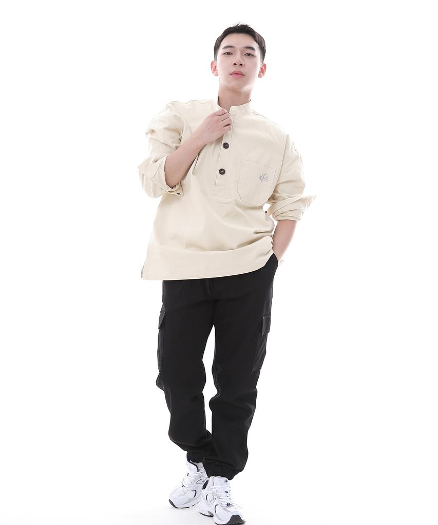Seinteukeulu Retroline Cargo Jogger Pants Rl-311Cj Black