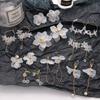 Korea Elegantes Temperament Weiße Farbe Blütenblatt Ohrringe für Damen Hochzeitsfeier Schmuck Geschenke