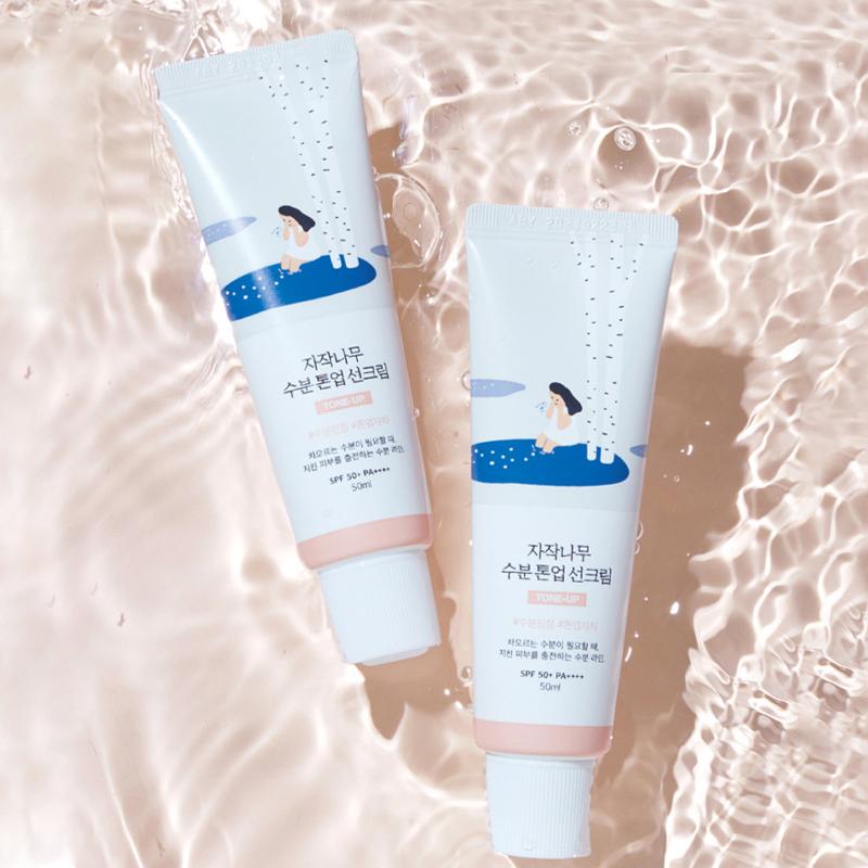 ROUND LAB Crème Solaire Hydratante Tonifiante à la Sève de Bouleau SPF 50+ PA++++ 50ml