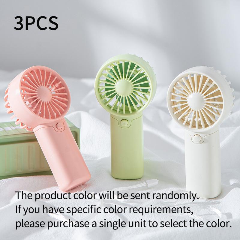 

2025 Cute Mini Fan Portable Handheld Fan Lightweight Handy Fan Pocket Size Low Noise Small Electric Fan Student Gift Outdoor Fan