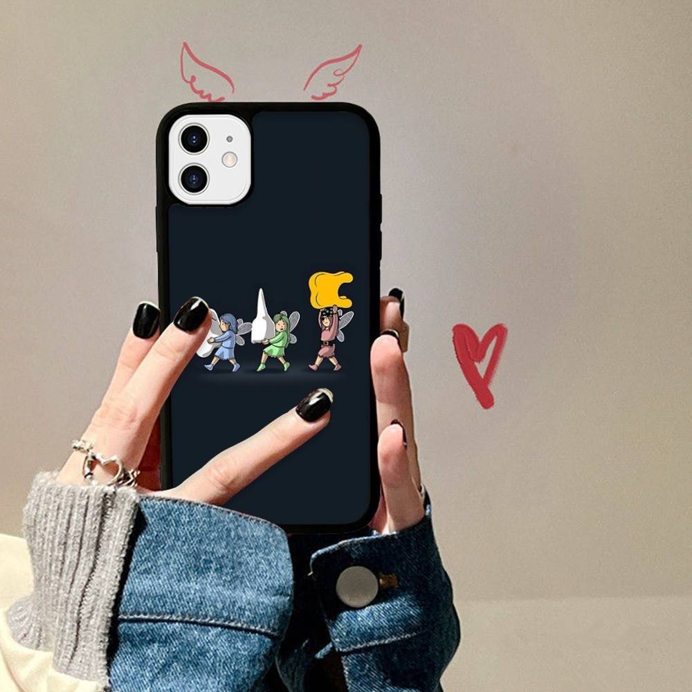 Dentist Tooth Pattern Phone Case Wireless Charging PC+TPU For IPhone 11 12 13 14 15 16 17 Pro Max Plus Case