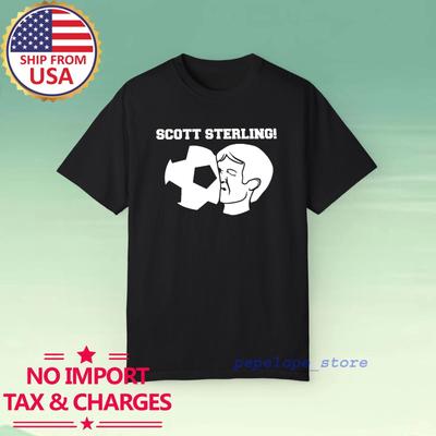 SCOTT STERLING lustige Komödie Herren Schwarz Größe S-5XL