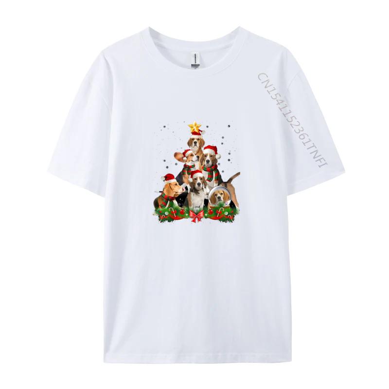 

Men T Shirt Beagle Dog Christmas Dog Teeshirt Best Tees Black Tshirt Vintage American Style Winter Gift S