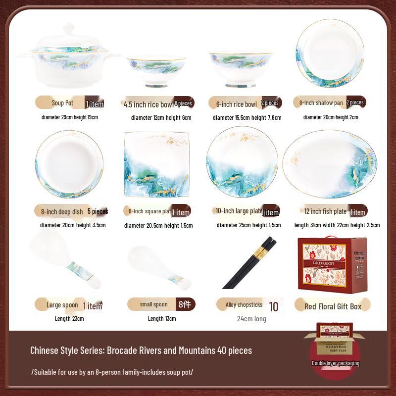 Mode Lanka Landscape Ceramic Dinnerware Set