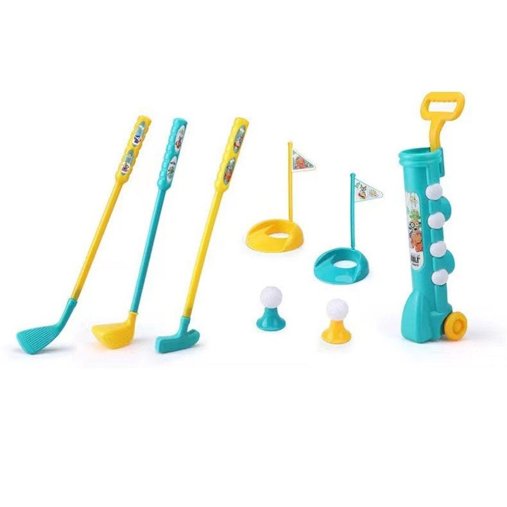 Colorful Sports Funny Child Plastic Toddler Golf Set Kids Golf Set Golf Club Toy Outdoor Play Toys