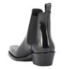Fashion Autumn Winter Mixed Color 4.5cm Low Heel Metal Head Cowhide Short Boots Men's and Women's Universal Genuine Leather Ankle Boots