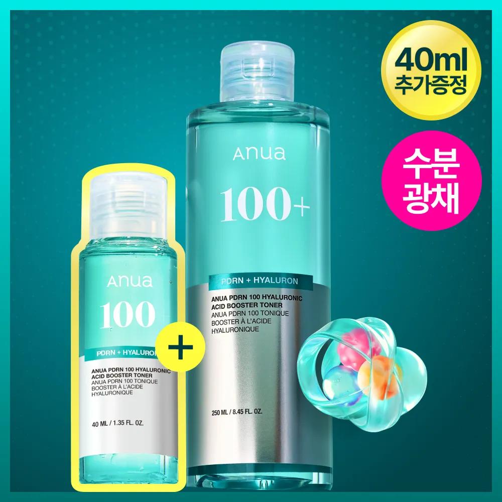 Anua PDRN 100 Hyaluronic Acid Booster Toner 250ml Set (+40ml)